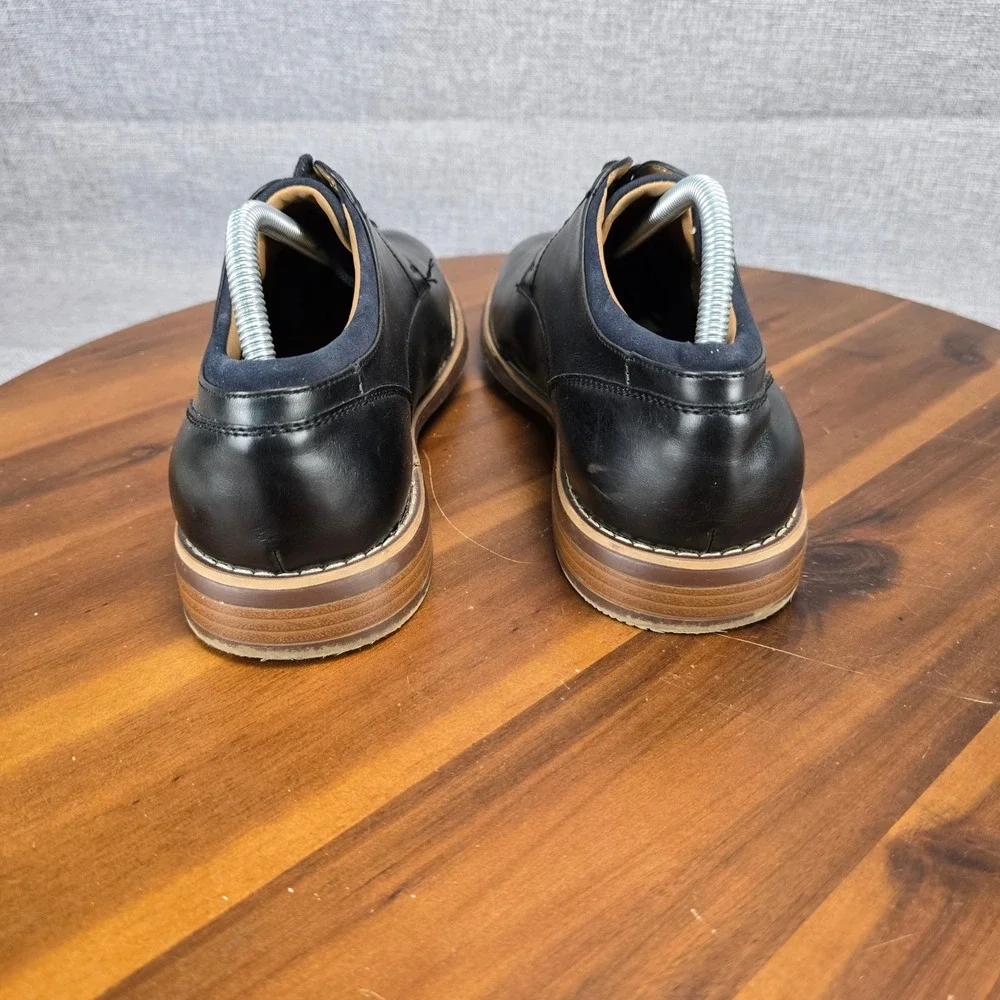 Sonoma Goods For Life Theodore Mens Black Derby Dress Shoes Sz 8.5 M SNTHEODORE
